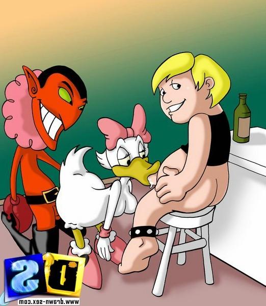 12P Famous toons in real crazy threesome orgies