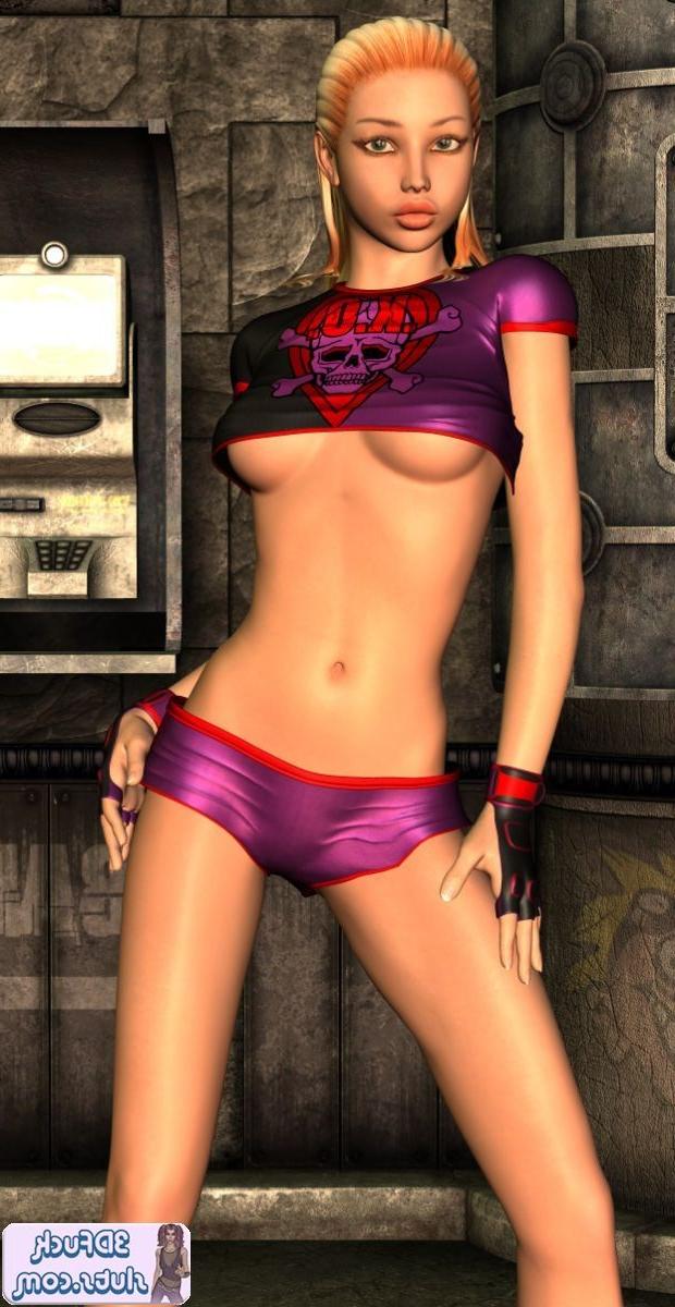 16P 3D toon blonde