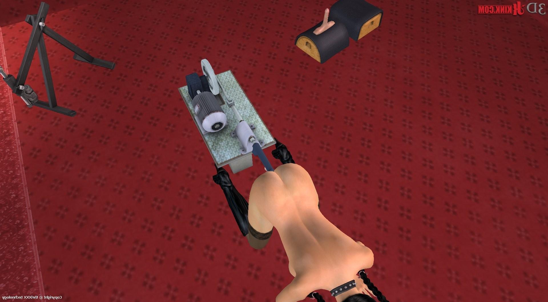 18P Hot BDSM sex action created in virtual fetish 3d sex game!
