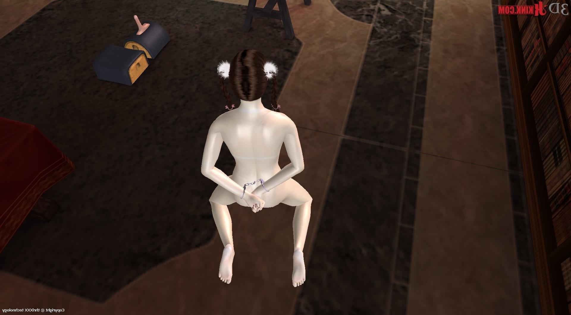24P Very sexy girl in BDSM - created in interractive 3d fetish game