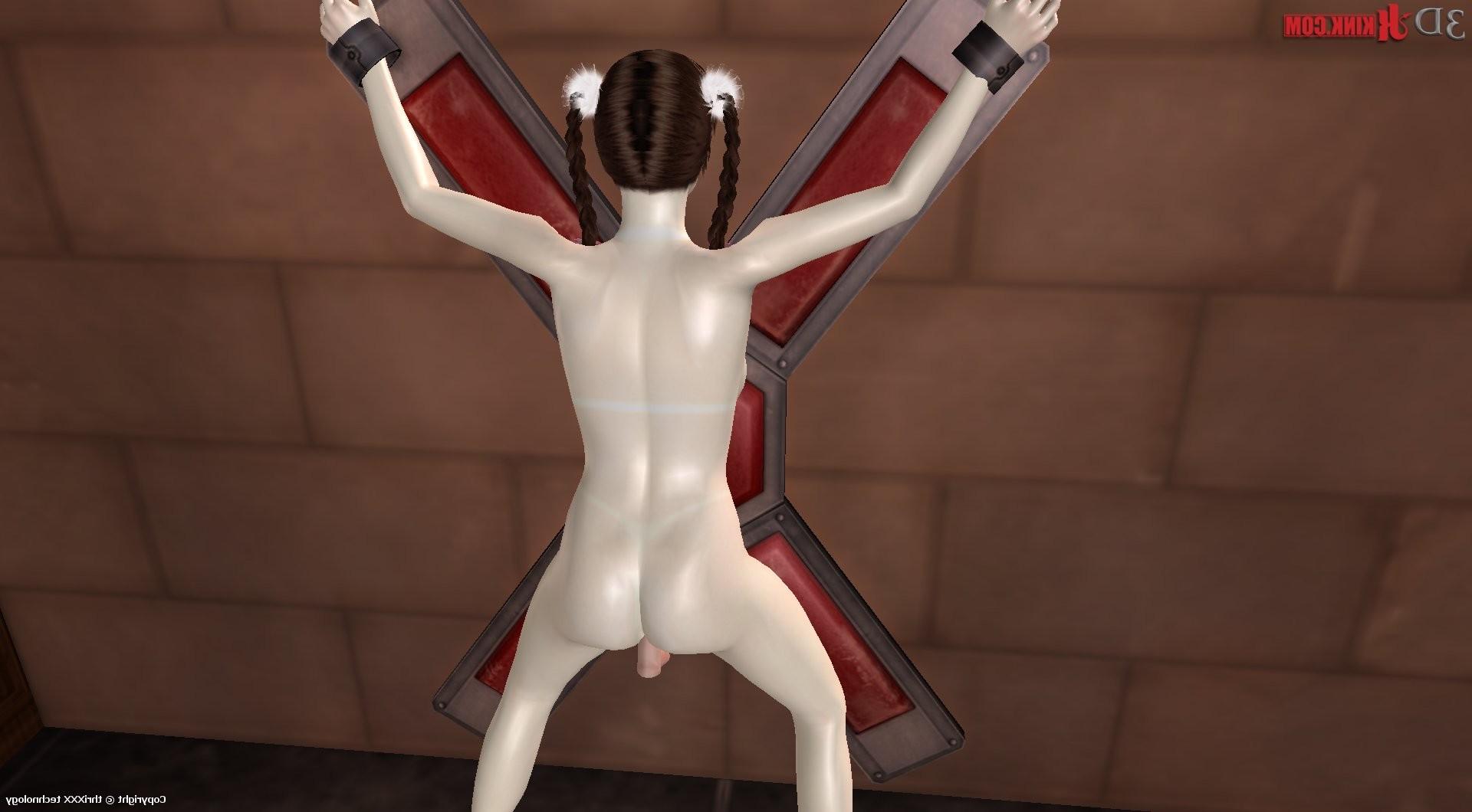 24P Very sexy girl in BDSM - created in interractive 3d fetish game