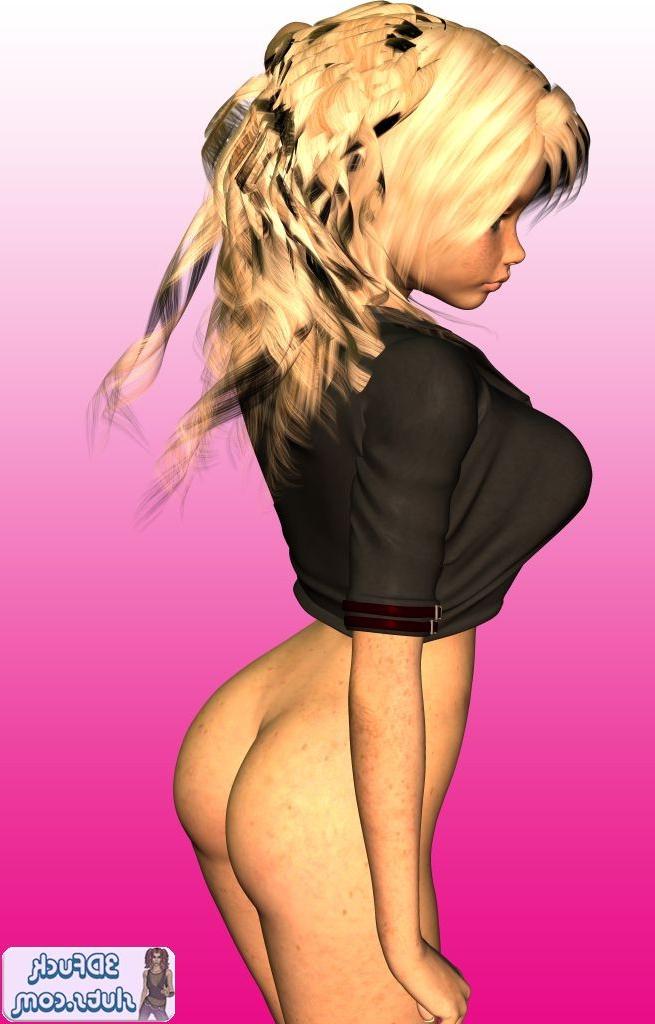 16P Sommersprossiges blondes Toon-Babe in Jacke
