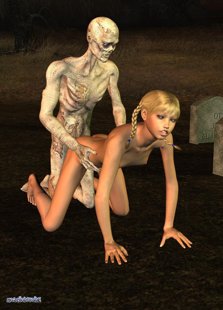 12P Hot Cemetary zombie fuck