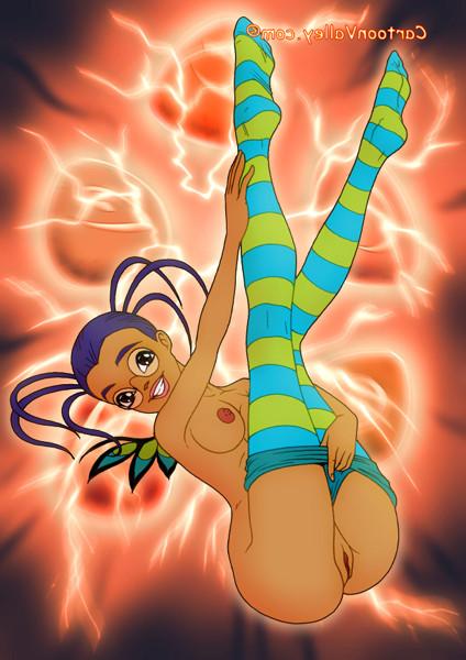 12P The W.I.T.C.H. girls Irma and Hay Lin have hot lesbian sex