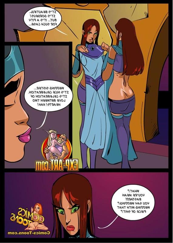 12P Teen Titan Starfire having lesbian sex