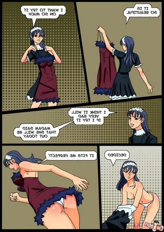 10P Maid under transsexual attack