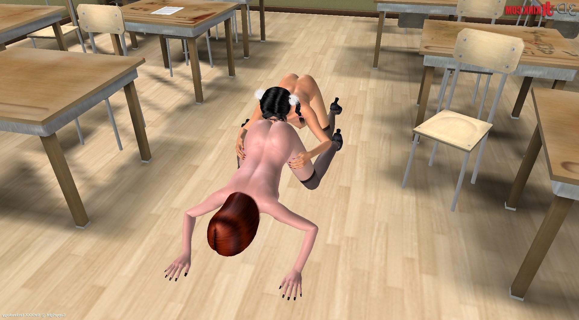24P Hot BDSM sex action created in virtual fetish 3d sex game!