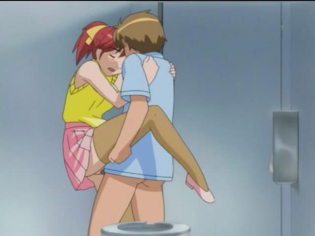 16P Horny animated fuck with lewd guy tying and packing gals