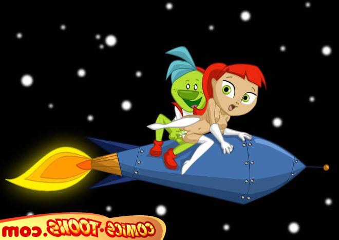 12P Young readhead gets cocks from aliens