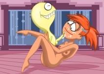 12P Sexy redhead teen fucked by imaginary creations