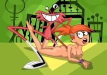12P Sexy redhead teen fucked by imaginary creations