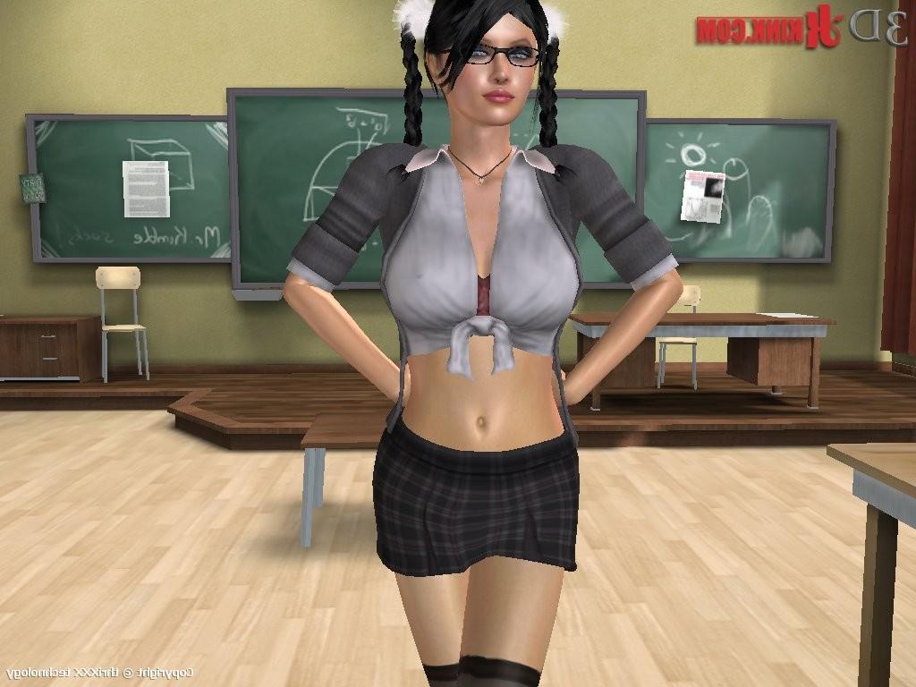 24P Hot BDSM sex action created in virtual fetish 3d sex game!