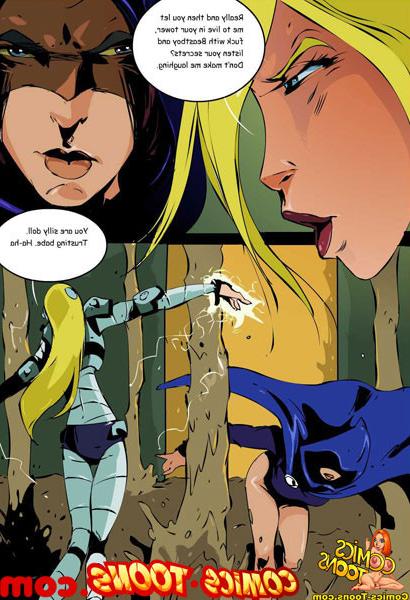 12P Terra gets into a fight with Raven and punishs her tiny ass