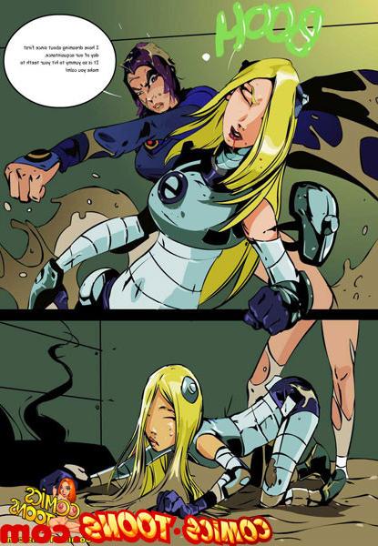 12P Terra gets into a fight with Raven and punishs her tiny ass