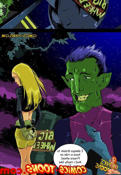 12P BeastBoy transforms in different animals and screw Terra
