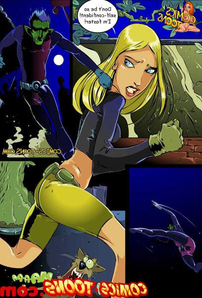12P BeastBoy transforms in different animals and screw Terra