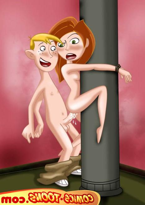 12P Ron gives hard assfuck to Kim Possible