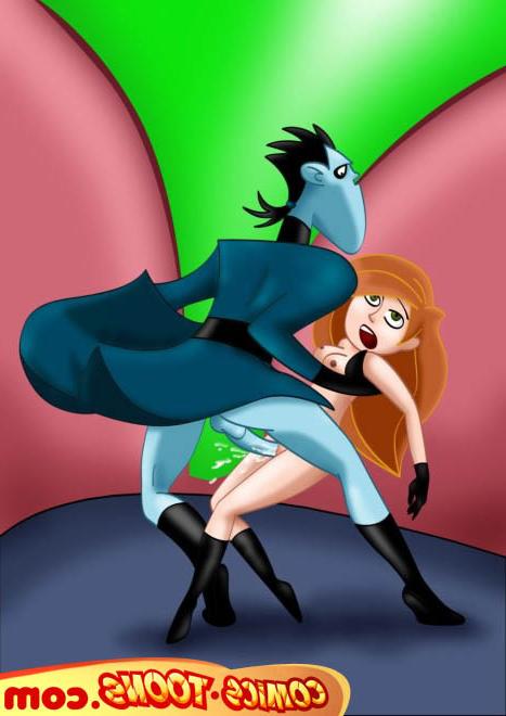 12P Ron gives hard assfuck to Kim Possible