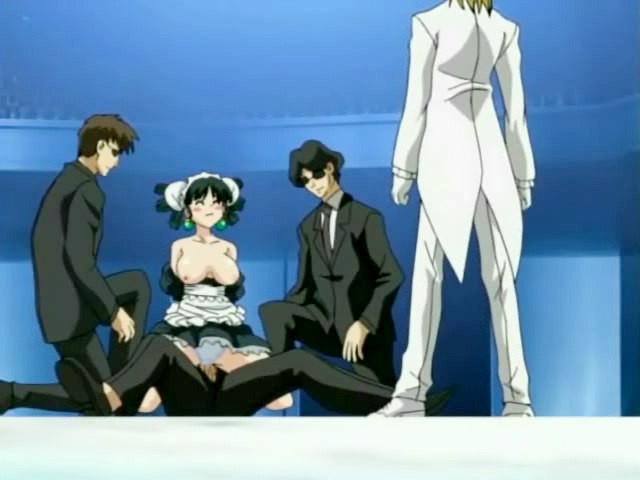 16P Animated maid drilled by kinky group