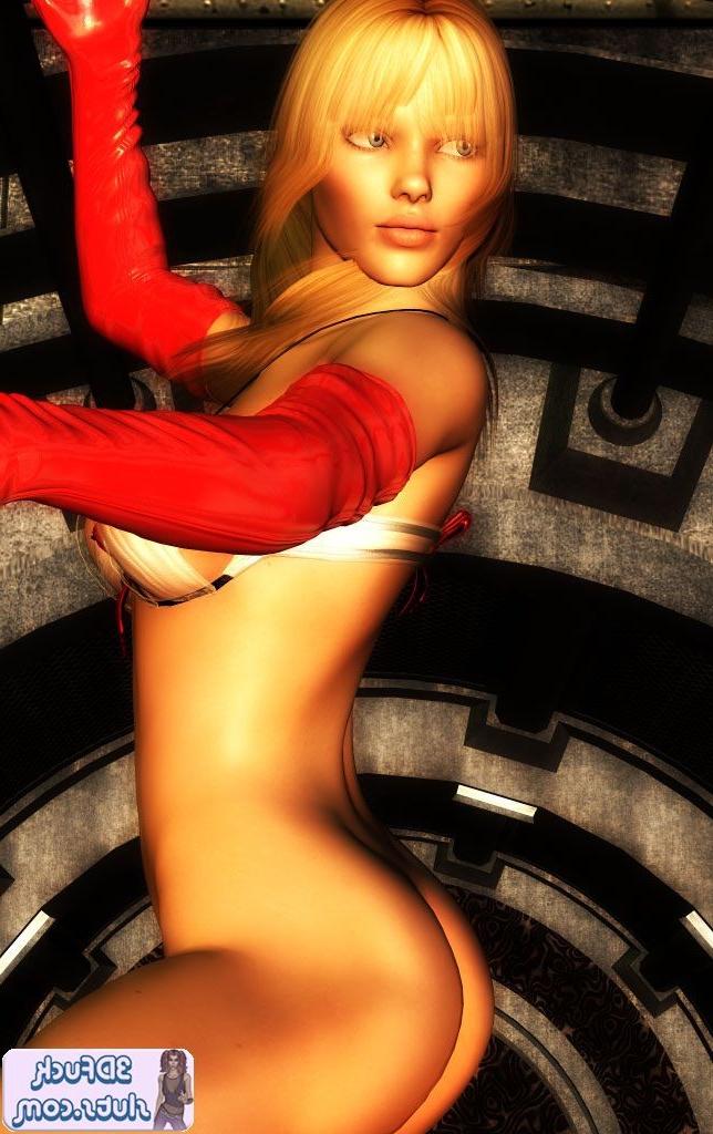 16P Busty blonde stripper toon chick