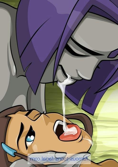 12P Raven massaging Speedy and taking a load on her face - Free cartoon porn gallery