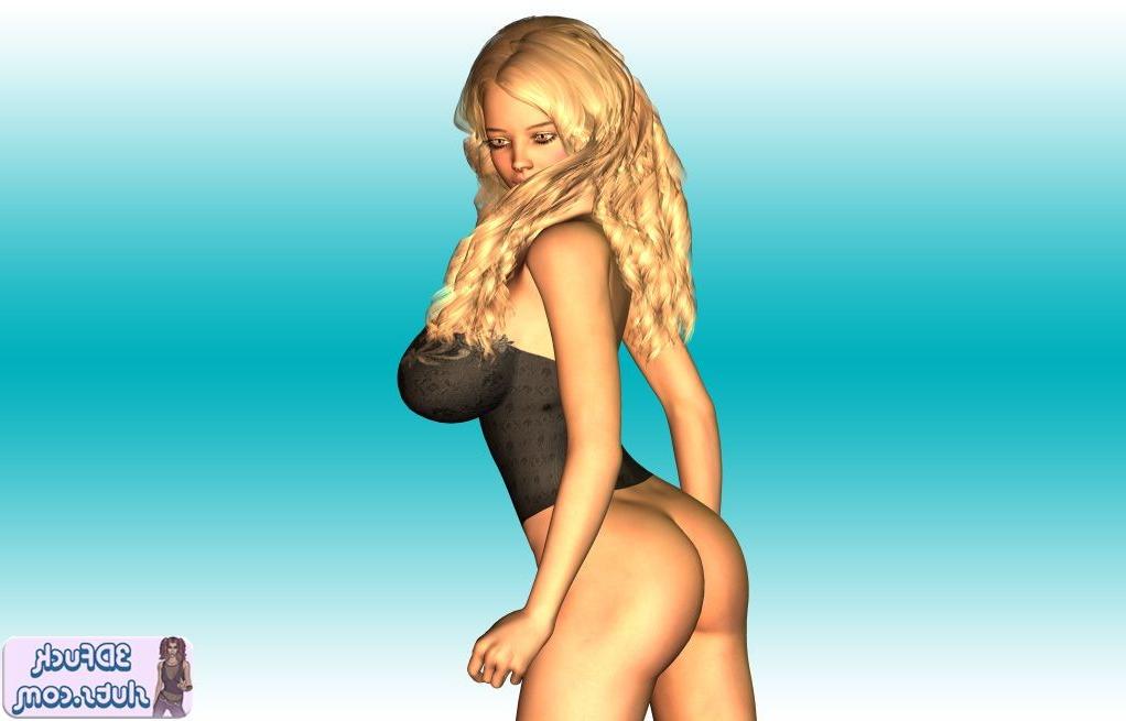 16P Big boob blonde toon babe