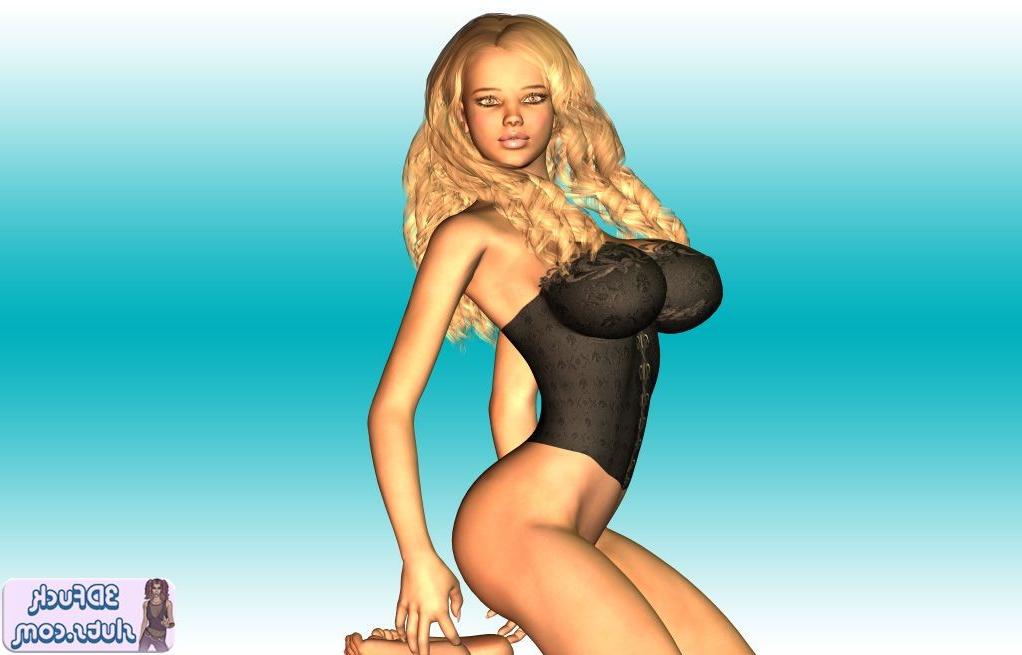 16P Big boob blonde toon babe