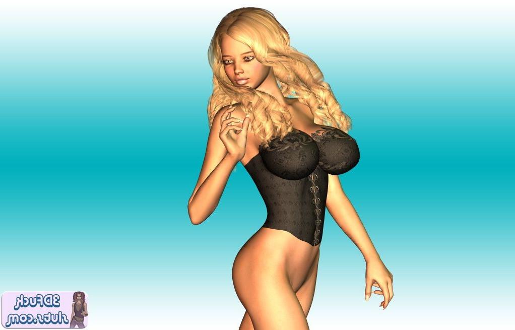 16P Big boob blonde toon babe