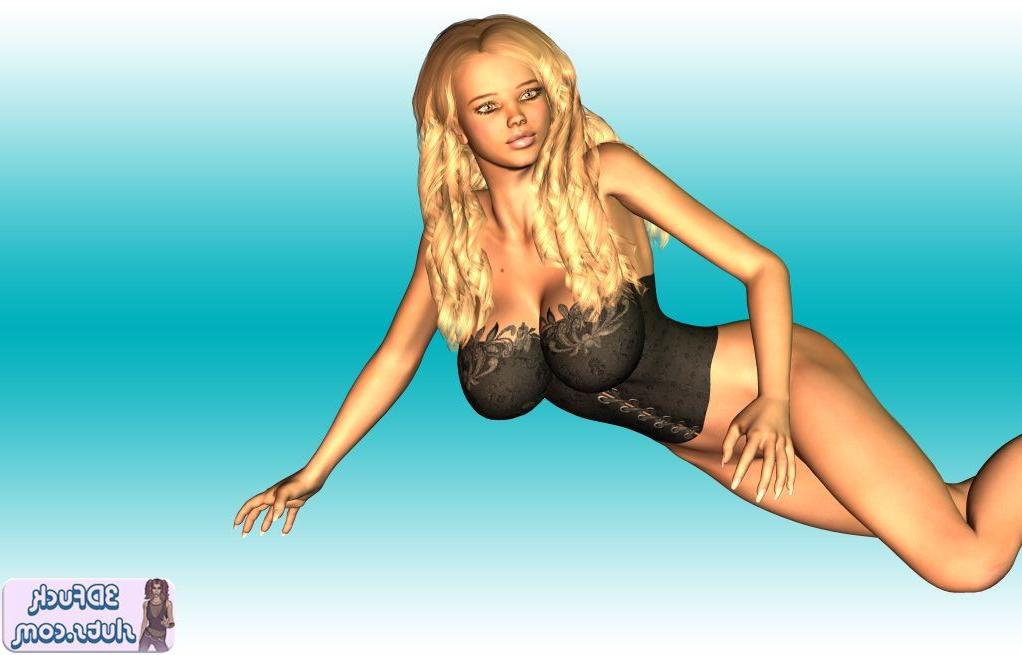 16P Big boob blonde toon babe
