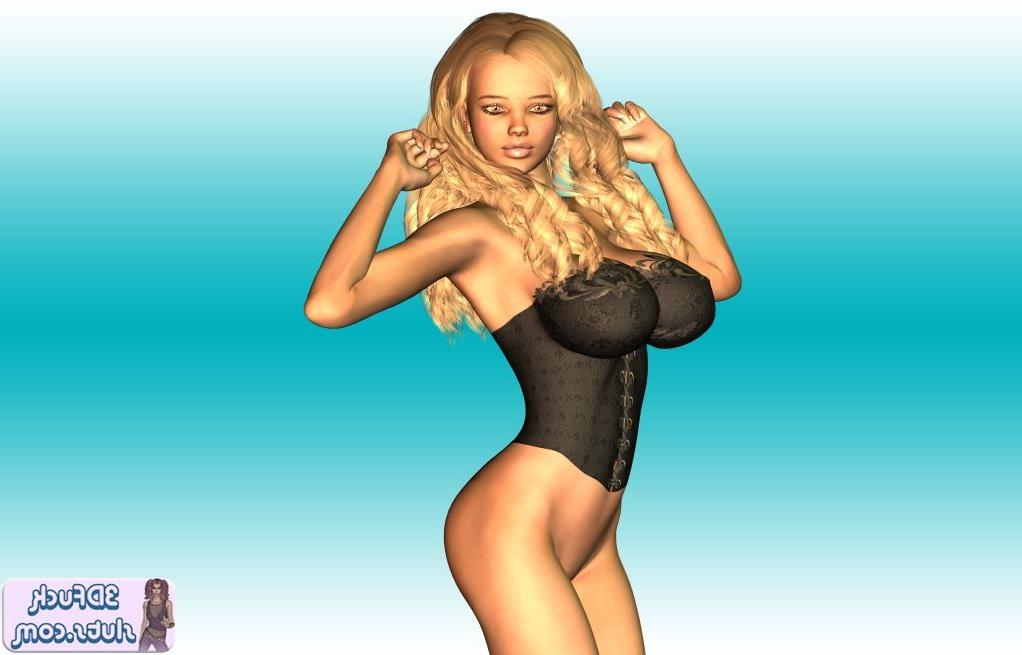 16P Big boob blonde toon babe