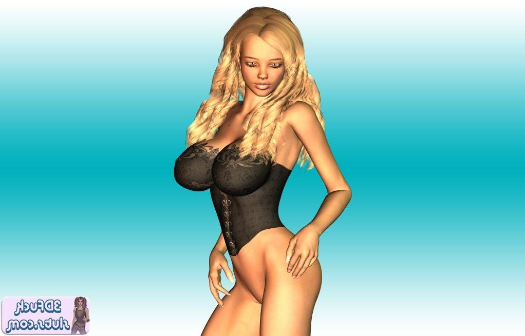 16P Big boob blonde toon babe