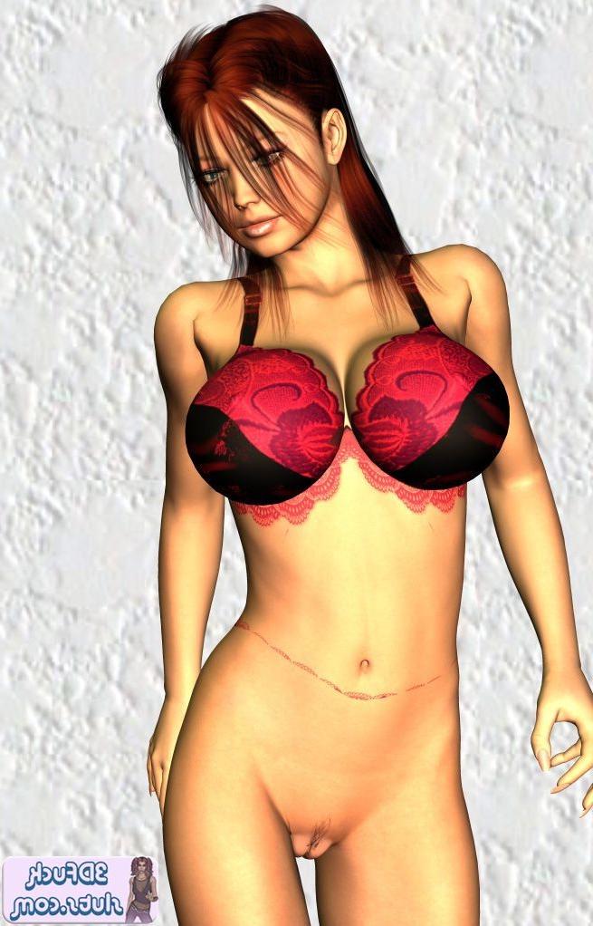 16P Big boob toon babe posing