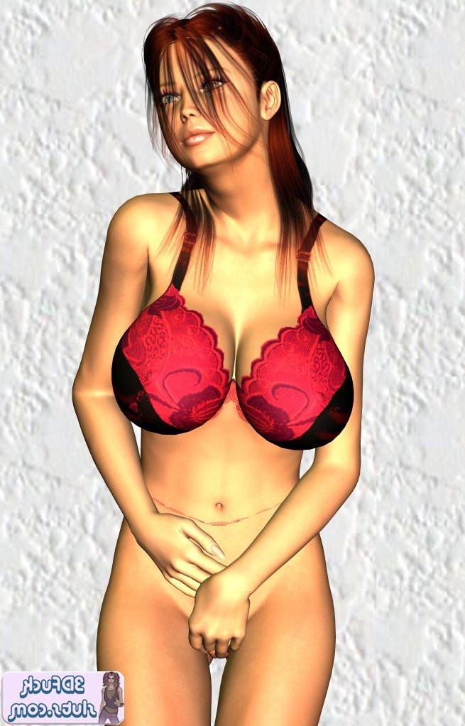 16P Big boob toon babe posing