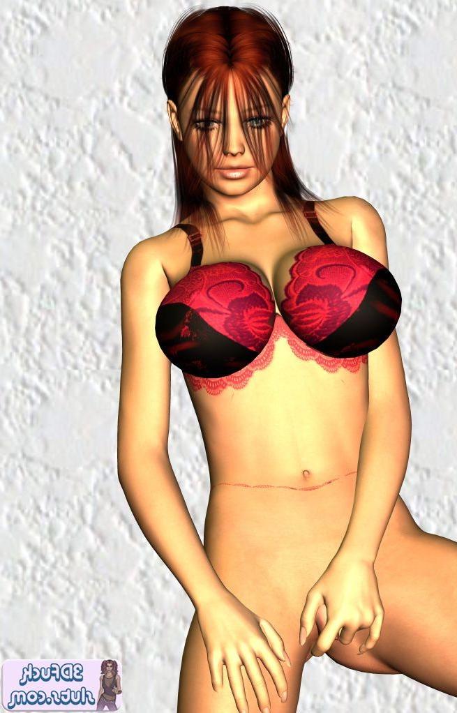 16P Big boob toon babe posing