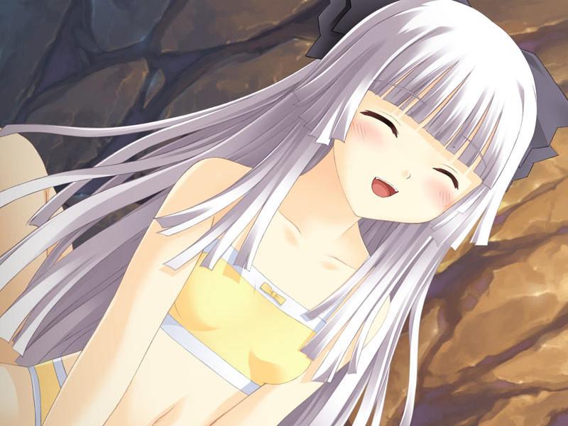 20P Shy hentai schoolgirls pull down their panties and go topless