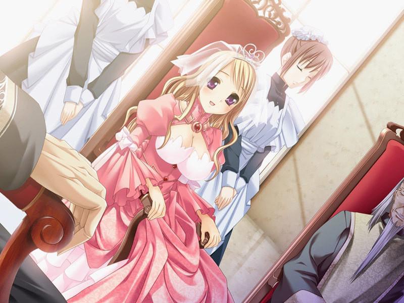 20P Beautiful teen princess hentai slaves with big tits bend over