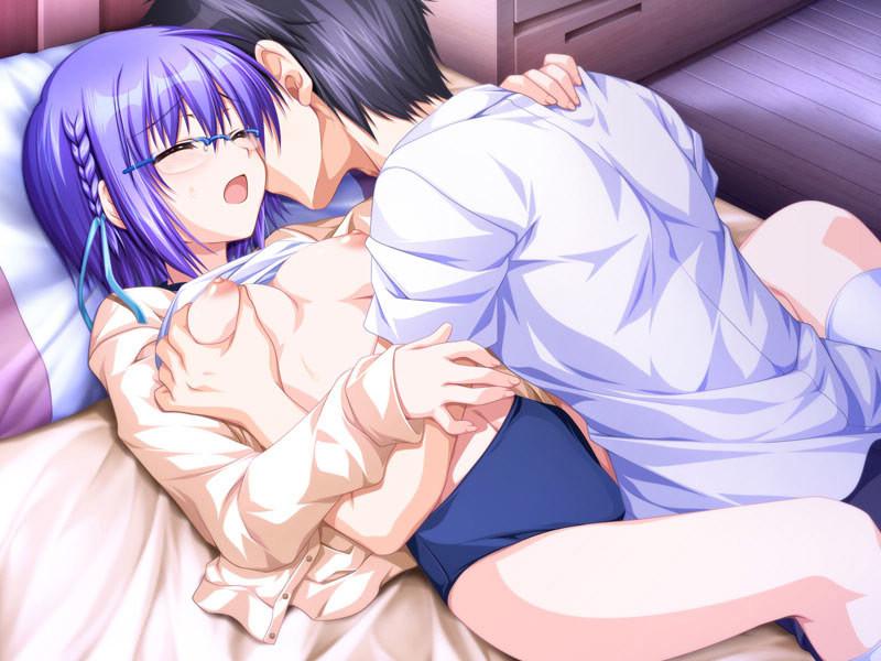 18P Shy little hentai girls burdened with big overflowing teen tits