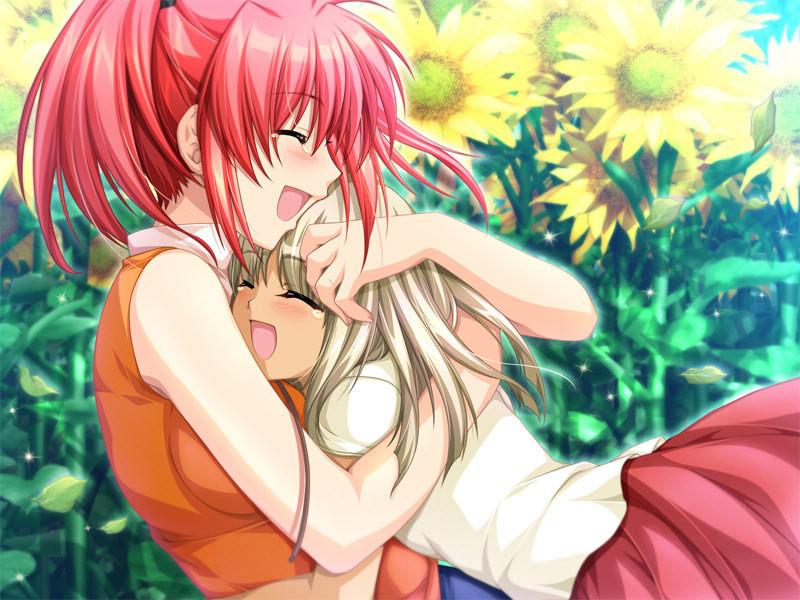 18P Shy little hentai girls burdened with big overflowing teen tits