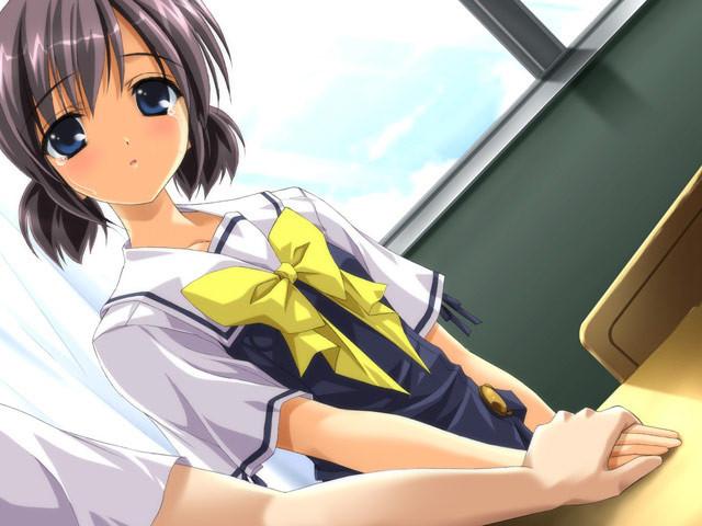 20P Petite little hentai girls in short skirts very shy and sweet