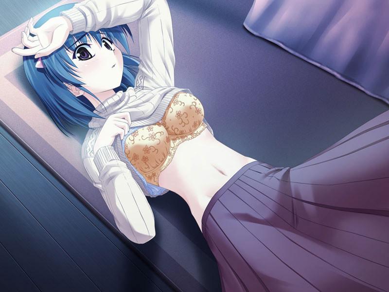 19P Lonely hentai schoolgirls bend over and show you their panties