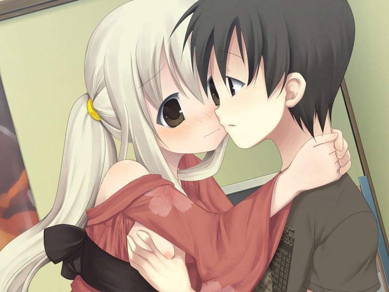 20P Cute little hentai teens with heavy full titties shy and horny