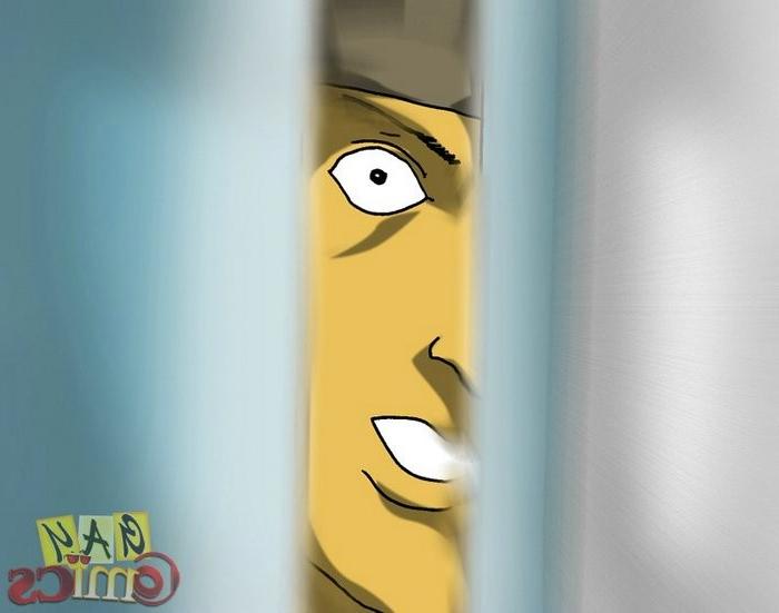 16P Gay cartoon with perverted thief