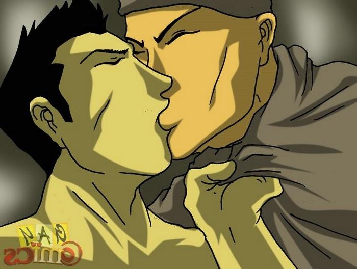16P Gay cartoon with perverted thief