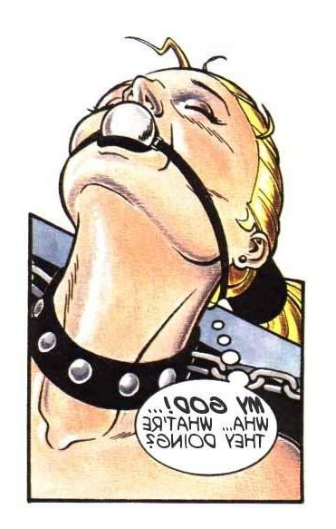 15P legs strapped mouth gagged sex chair