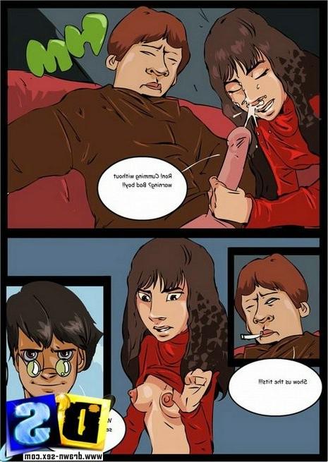 15P Obscene cartoon sexual orgy of Famous characters