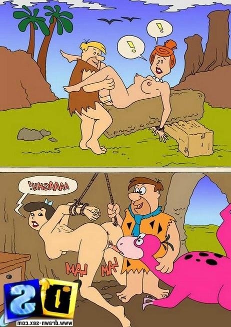 15P Forbidden cartoond porn of Flintstones