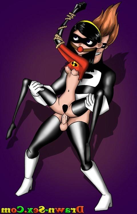 15P Obscene cartoon penetrations of famous superheroes