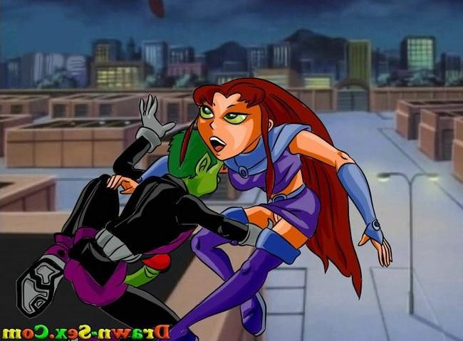 15P Dirty cartoon sex of Teen Titans