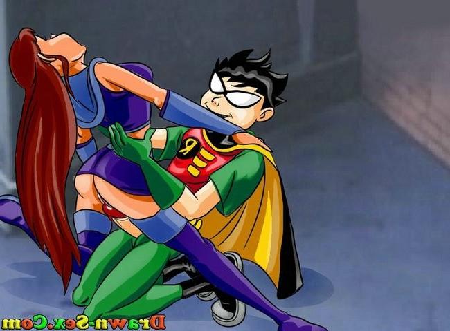 15P Dirty cartoon sex of Teen Titans