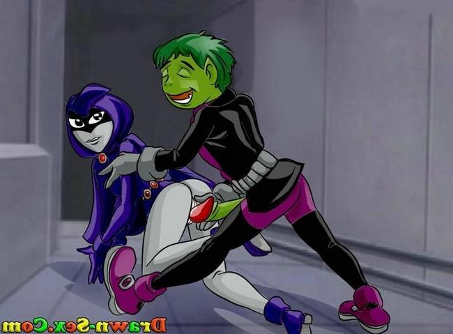 15P Dirty cartoon sex of Teen Titans